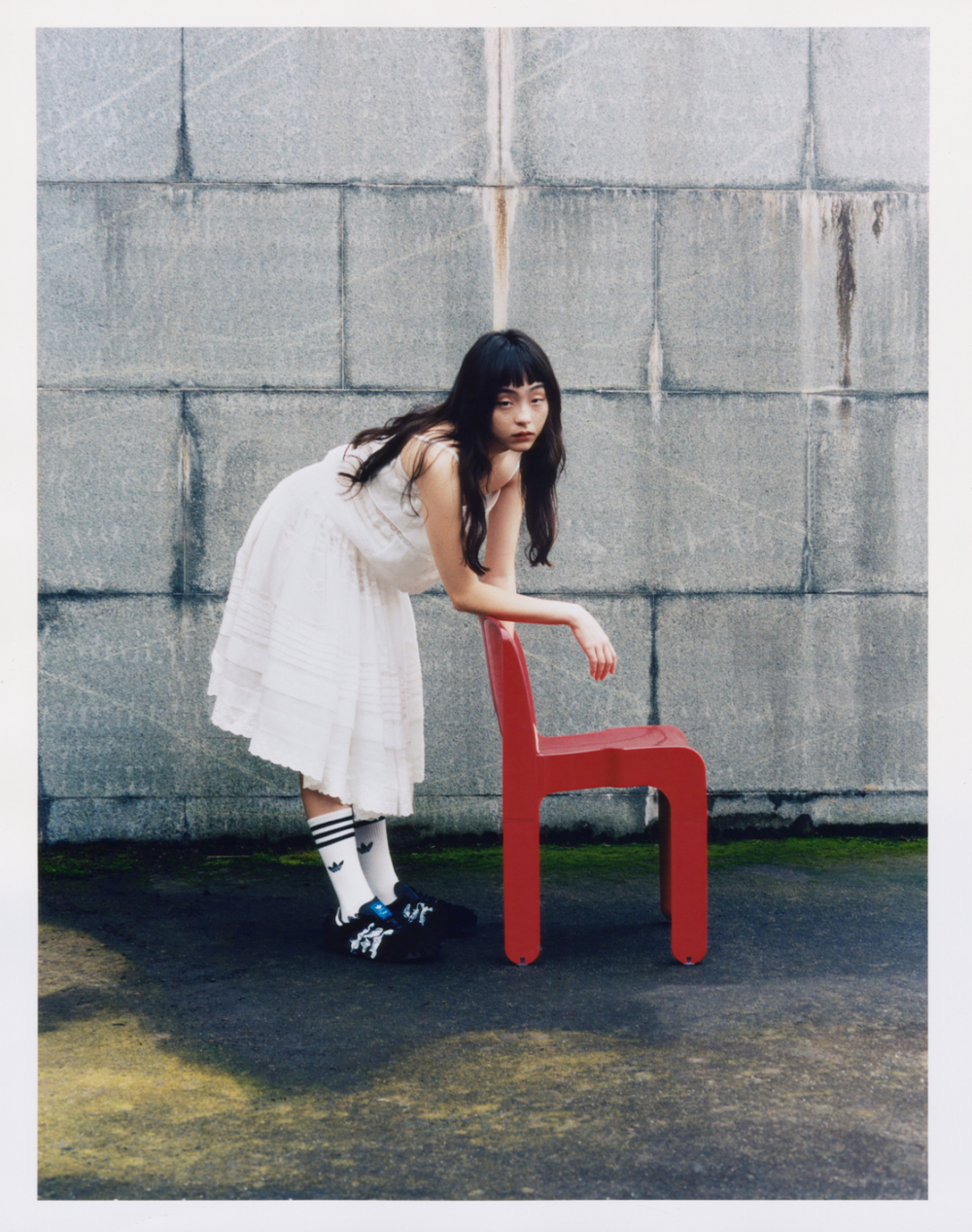 adidas Originals × Caroline Hu的形象照。