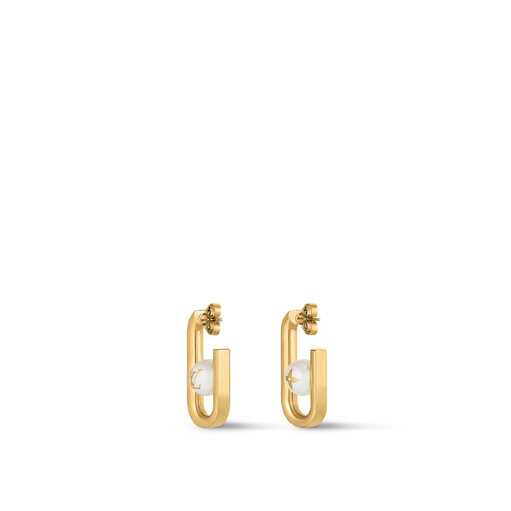 Monogram花卉圖案品牌標誌的嵌飾。