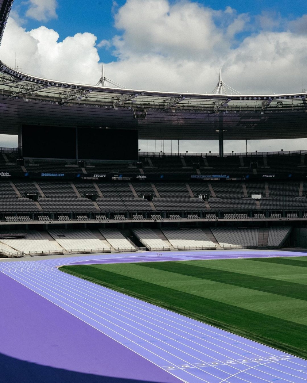 奧運會有史以​​來第一次變成紫色跑道