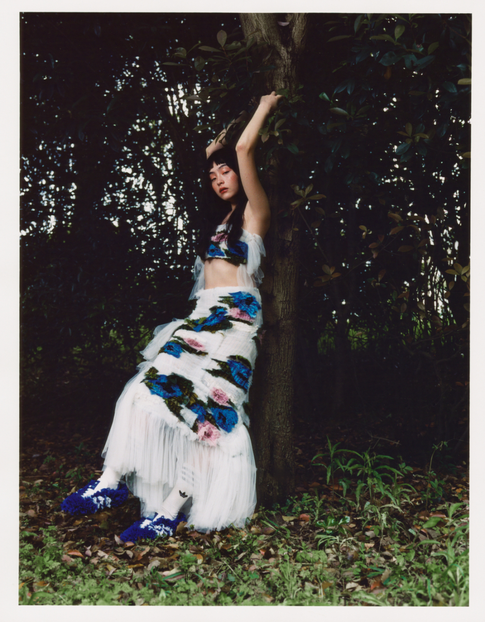 adidas Originals × Caroline Hu的形象照。