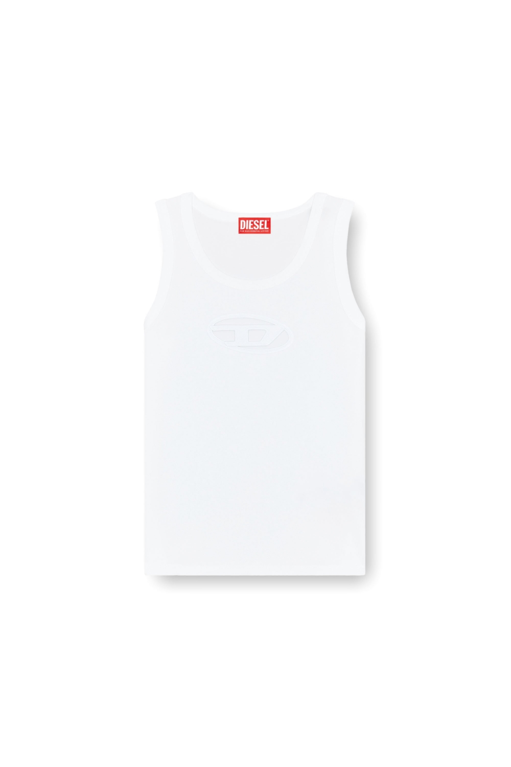 Tank top with cut-out Oval D logo