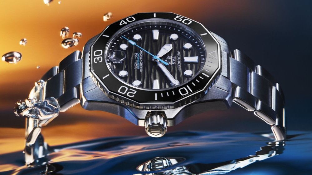 TAG Heuer Aquaracer Professional 300 日期腕錶黑面款，建議售價NT$124,500