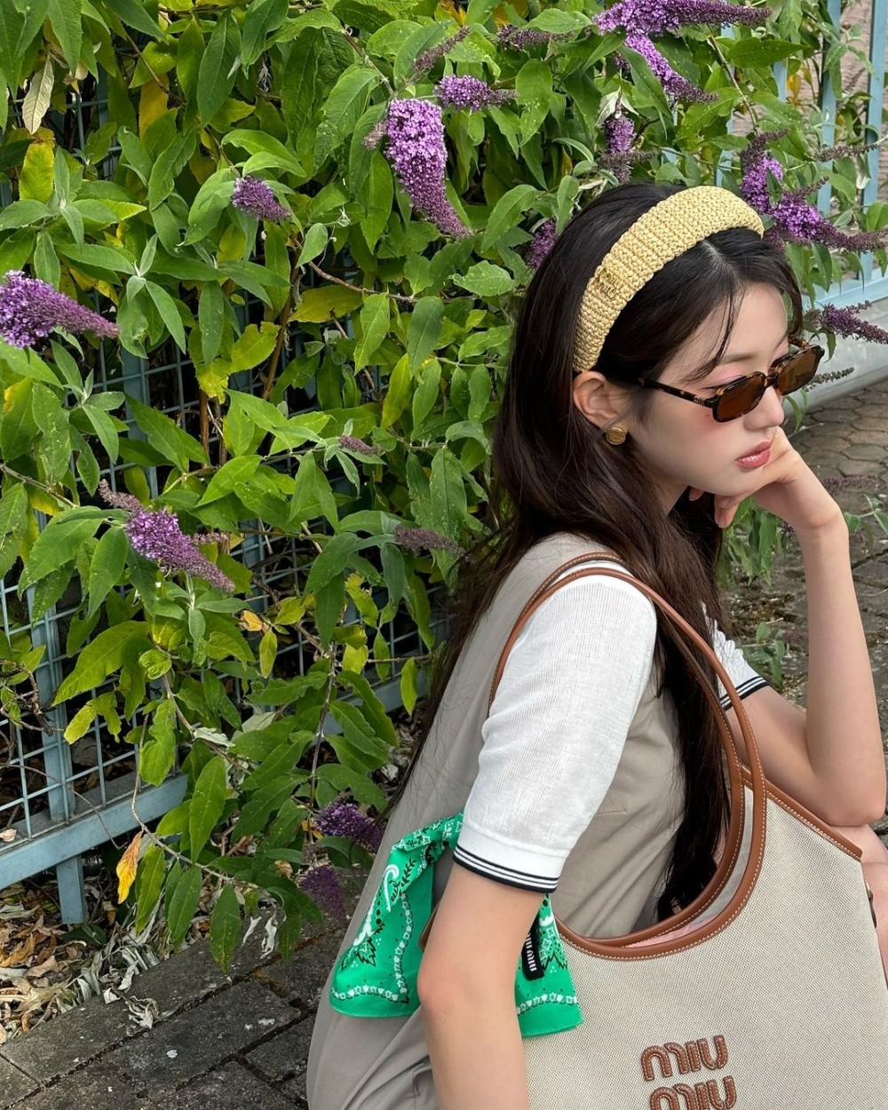 張員瑛展現青春活力氣息