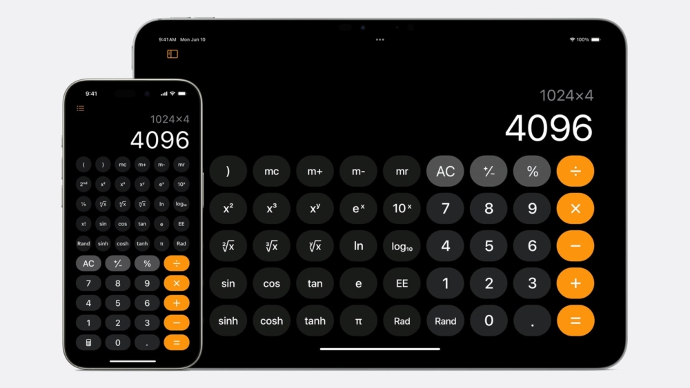 iPadOS 18推出計算機