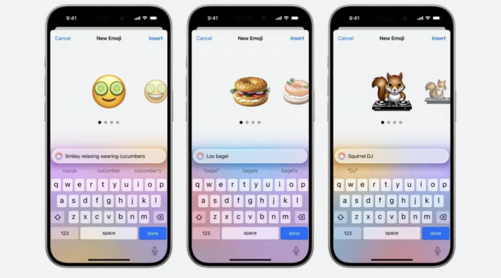自動生成自定義的Genmoji表情圖案、文件