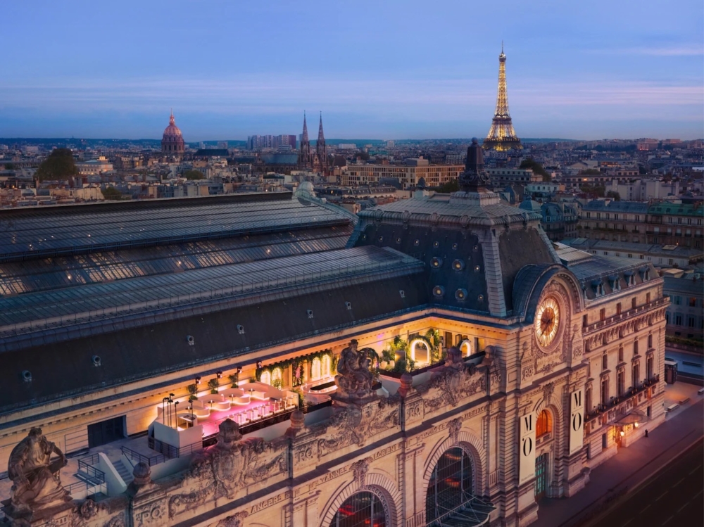 奧塞美術館開放5樓成為露天酒吧