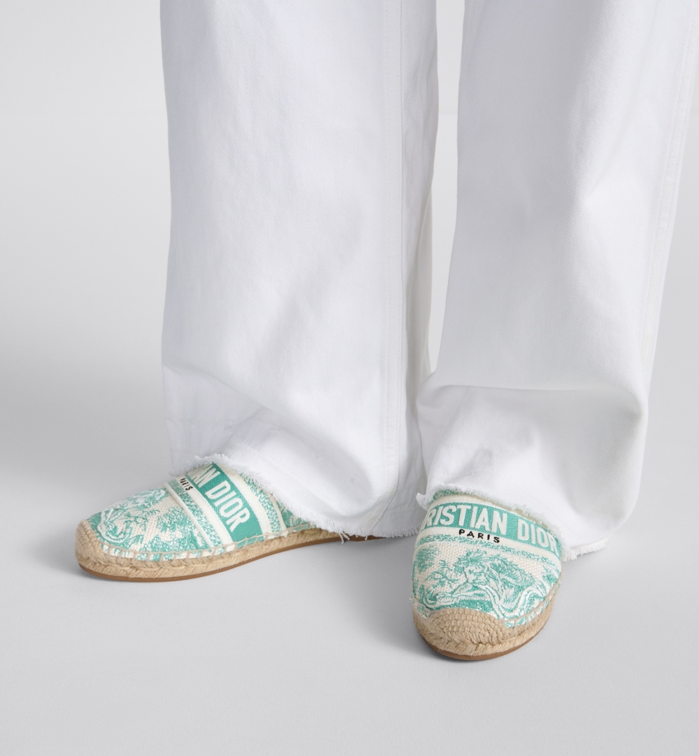 Dioriviera Dior Granville 草編鞋