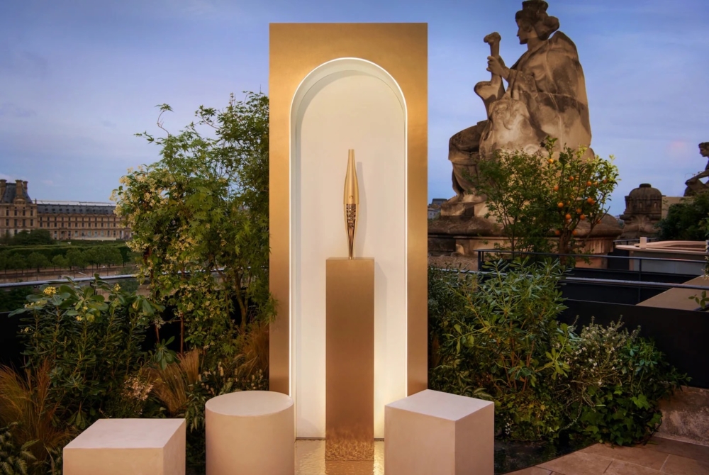 可以近距離欣賞巴黎奧運火炬