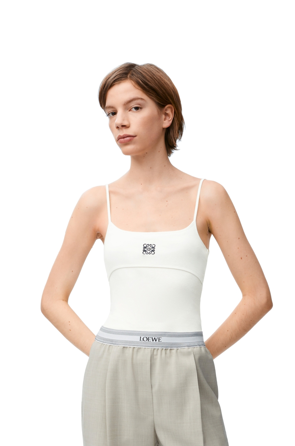 Anagram strappy top in cotton