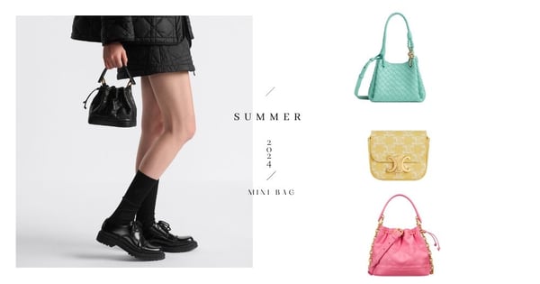 春夏小包當道！新款名牌手袋推薦：Dior小水桶、Hermès馬鐙包、CELINE黃色凱旋門是夏天必備款