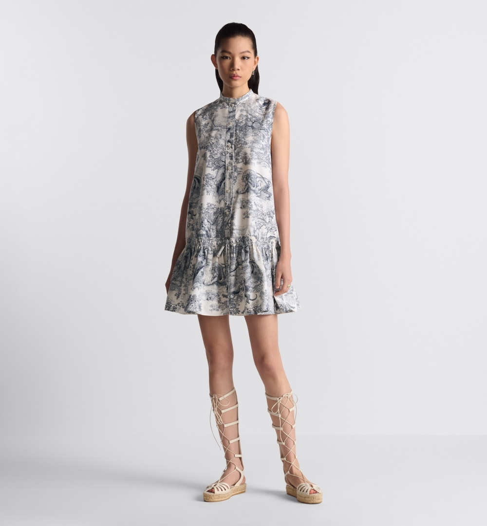 Dioriviera 直筒荷葉邊洋裝