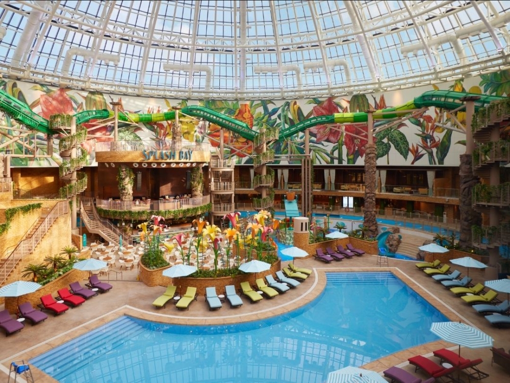 Splash水上樂園彷彿走進溫暖的雅馬遜叢林