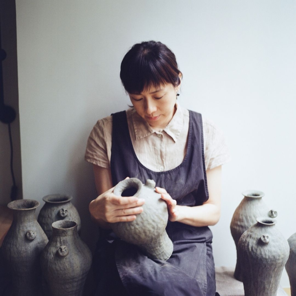 在做陶土的過程中，林嘉欣享受做最真實的自己