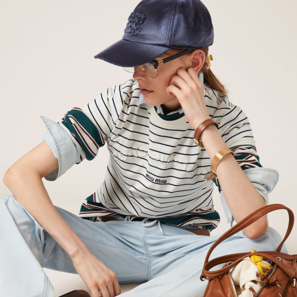 Miu Miu丹寧棒球帽