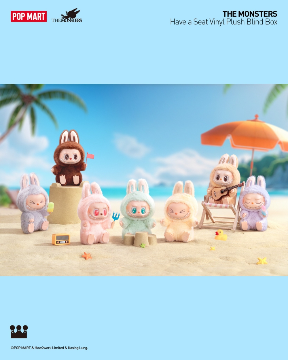 POP MART Have a Seat Vinyl Plush Blind Box