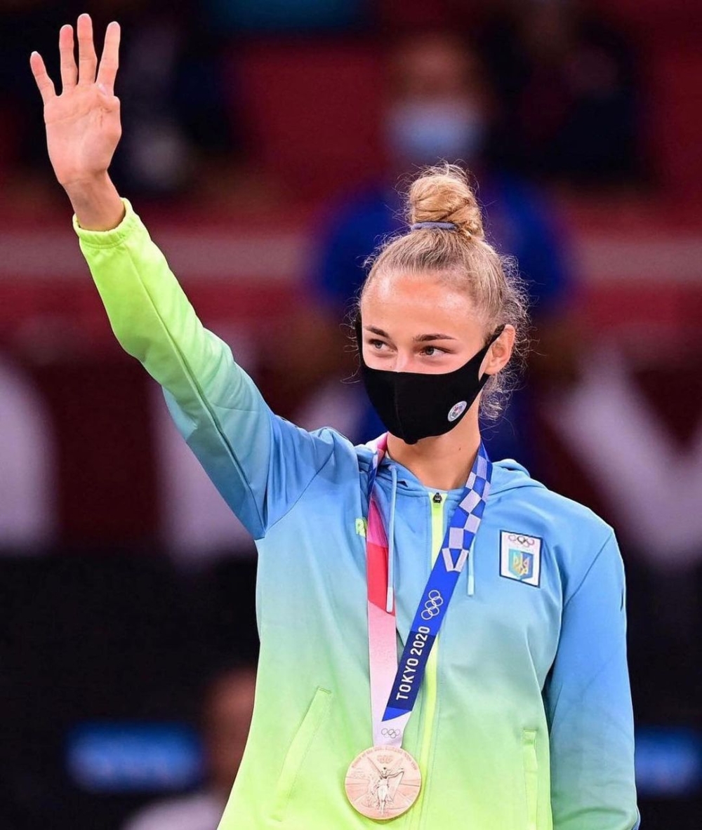 Daria Bilodid本次代表烏克蘭參加巴黎奧運柔道57公斤量級賽事