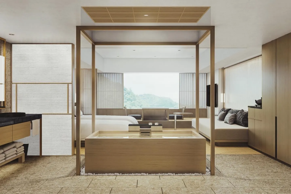 由建築師Yukio Hashimoto橋本幸雄設計52間客房。