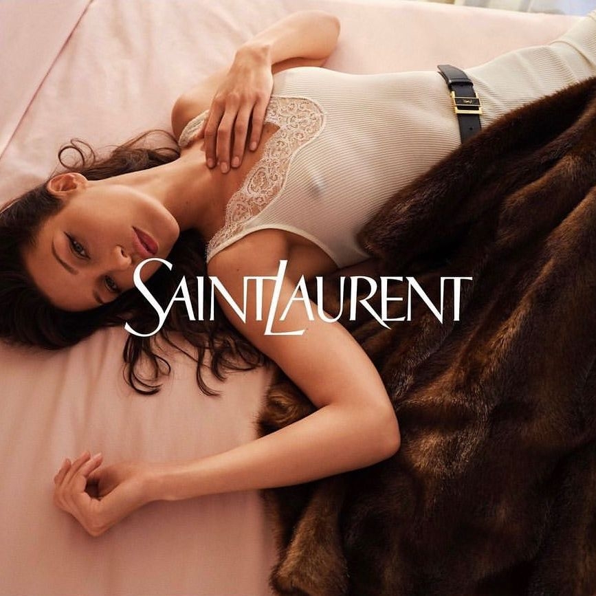 Saint Laurent 2024形象廣告釋出