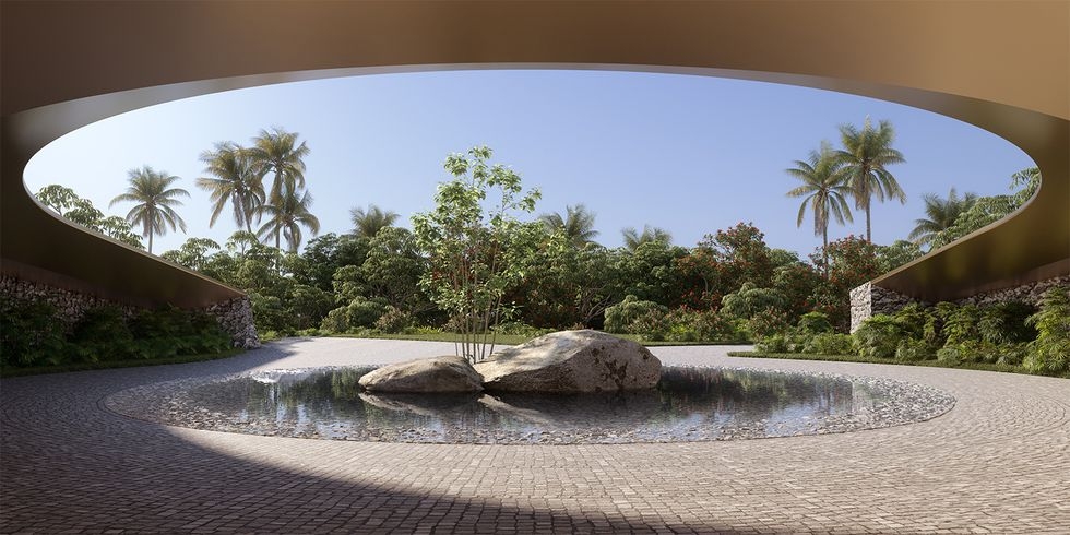 度假村設有公共空間，包括酒吧、餐廳、婚禮場地。