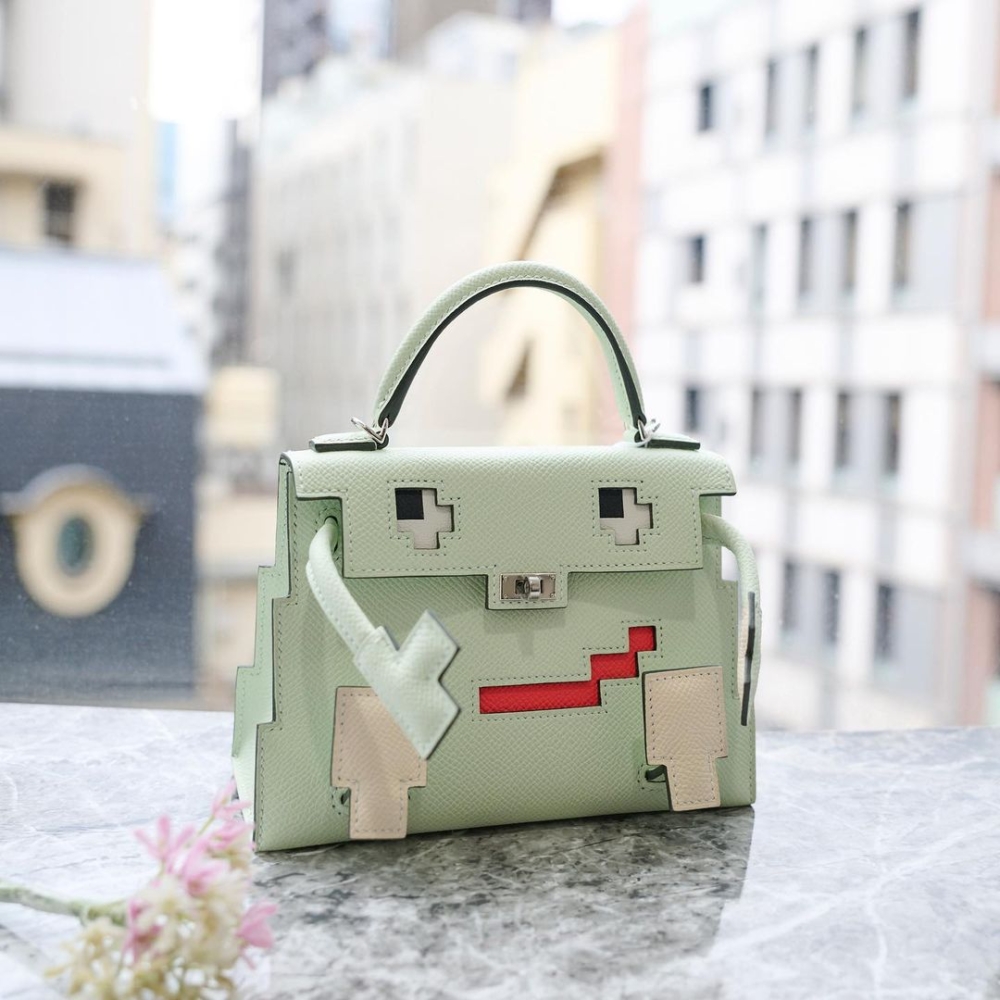 Kelly Doll馬賽克氣泡綠