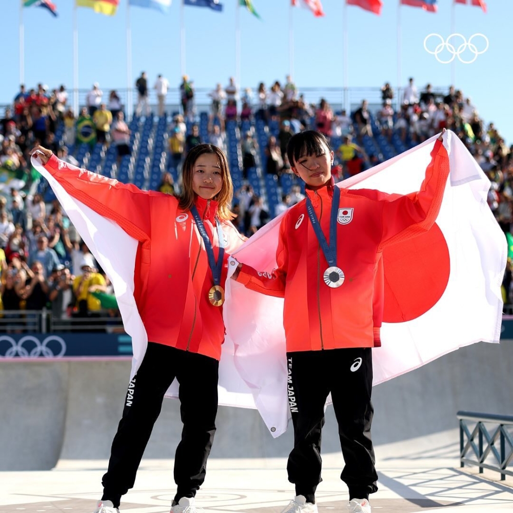 完成日本隊在滑板項目的二連霸