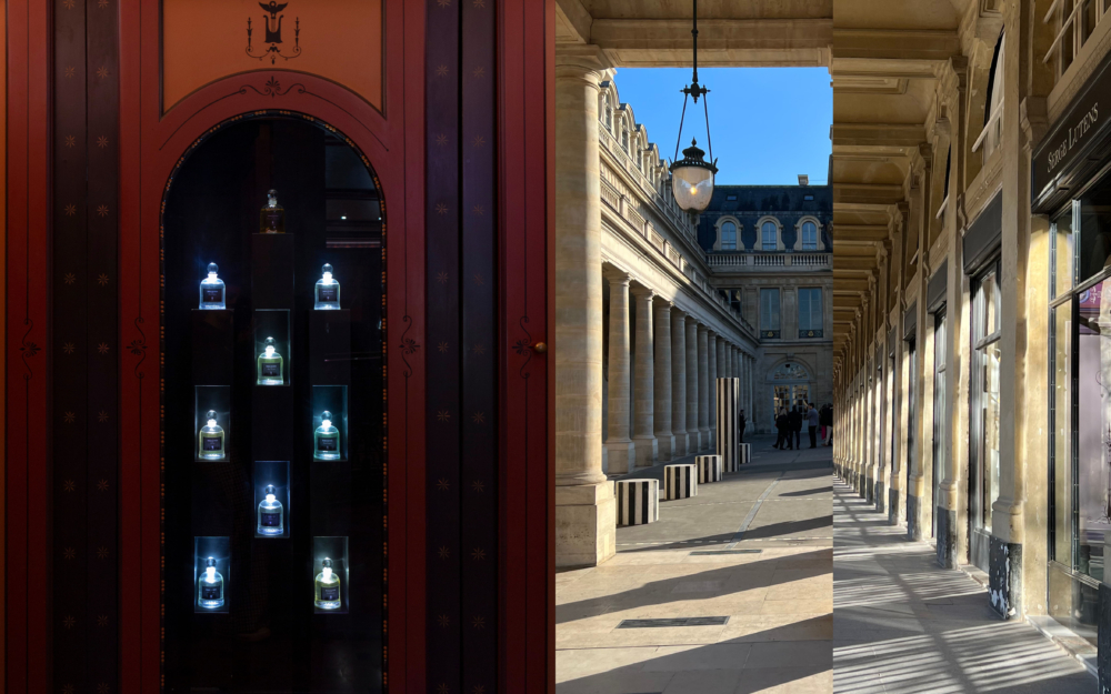 Flacons de table吊鐘瓶系列設計靈感源自皇家宮殿的拱廊。