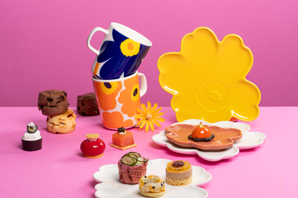 對Marimekko「UNIKKO」印花情有獨鍾的你,這個下午茶真是處處都是打卡位。