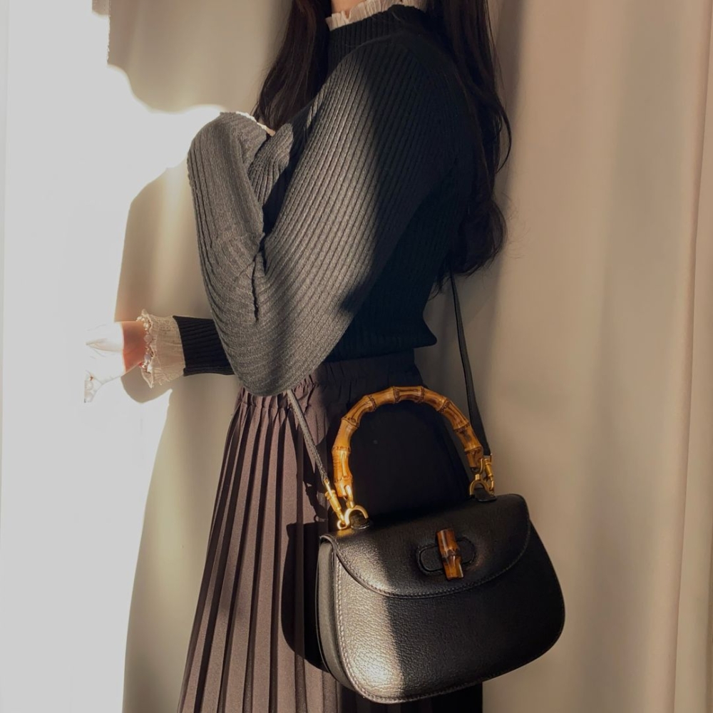 品相良好的GUCCI Bamboo手袋