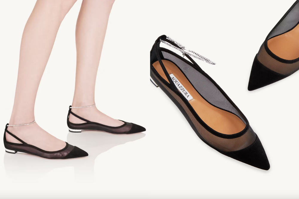 Aquazzura Secret Affair Flat