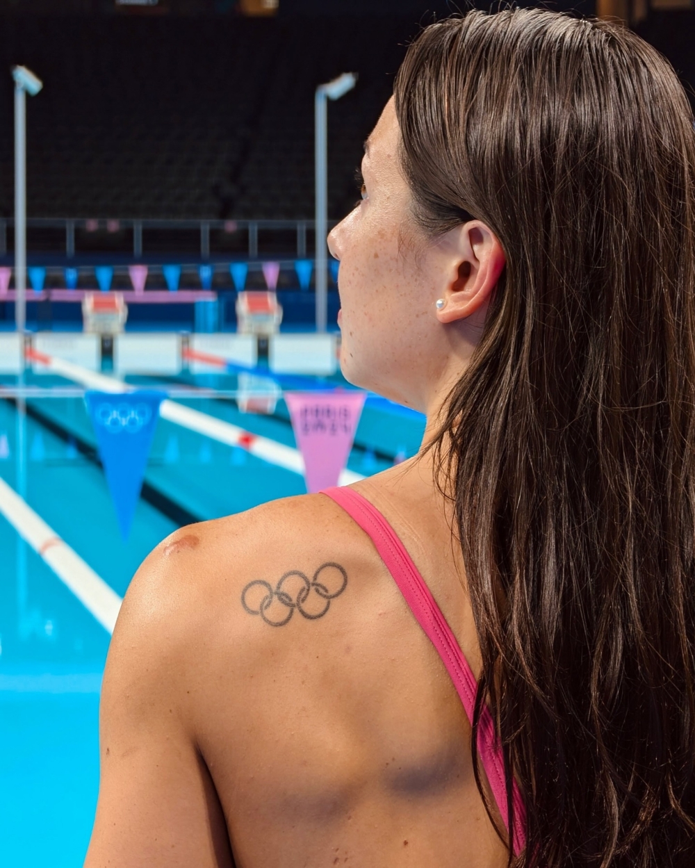 何詩蓓奧運紋身