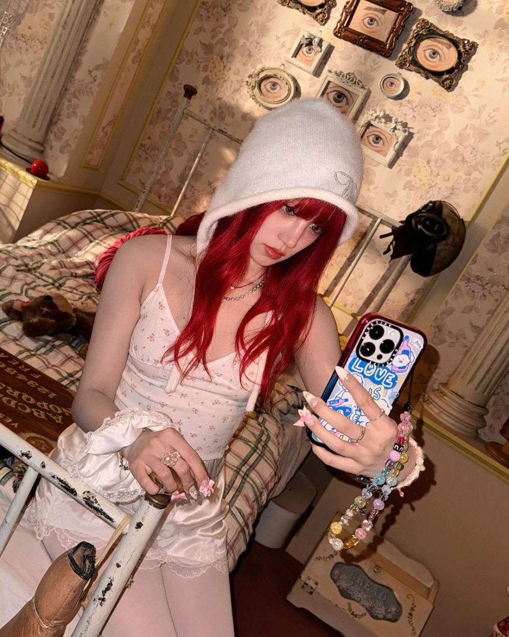 碎花圖案不密集更好駕馭