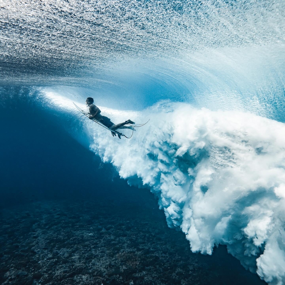 沉浸在海洋和攝影的世界中