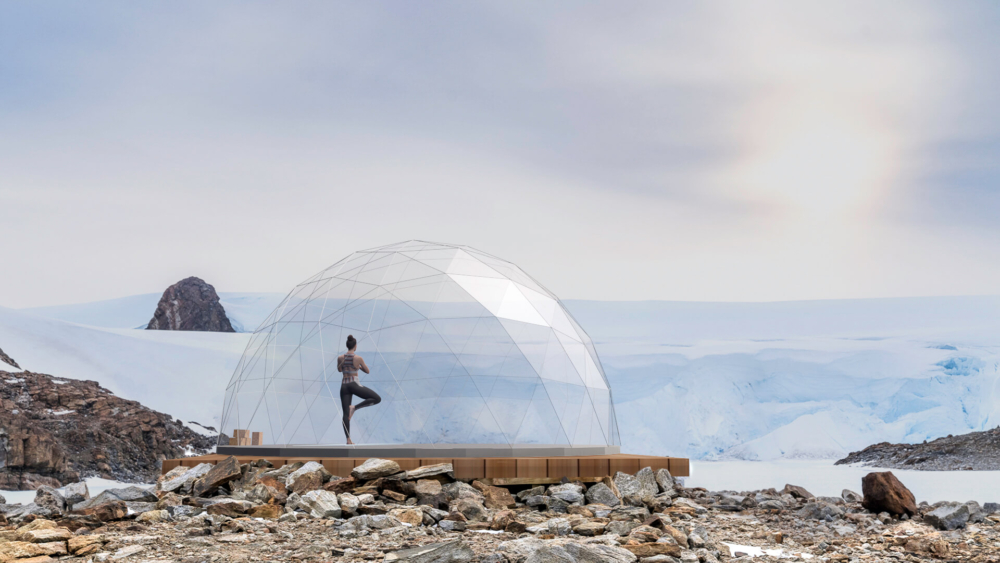 透明的Wellness Dome
