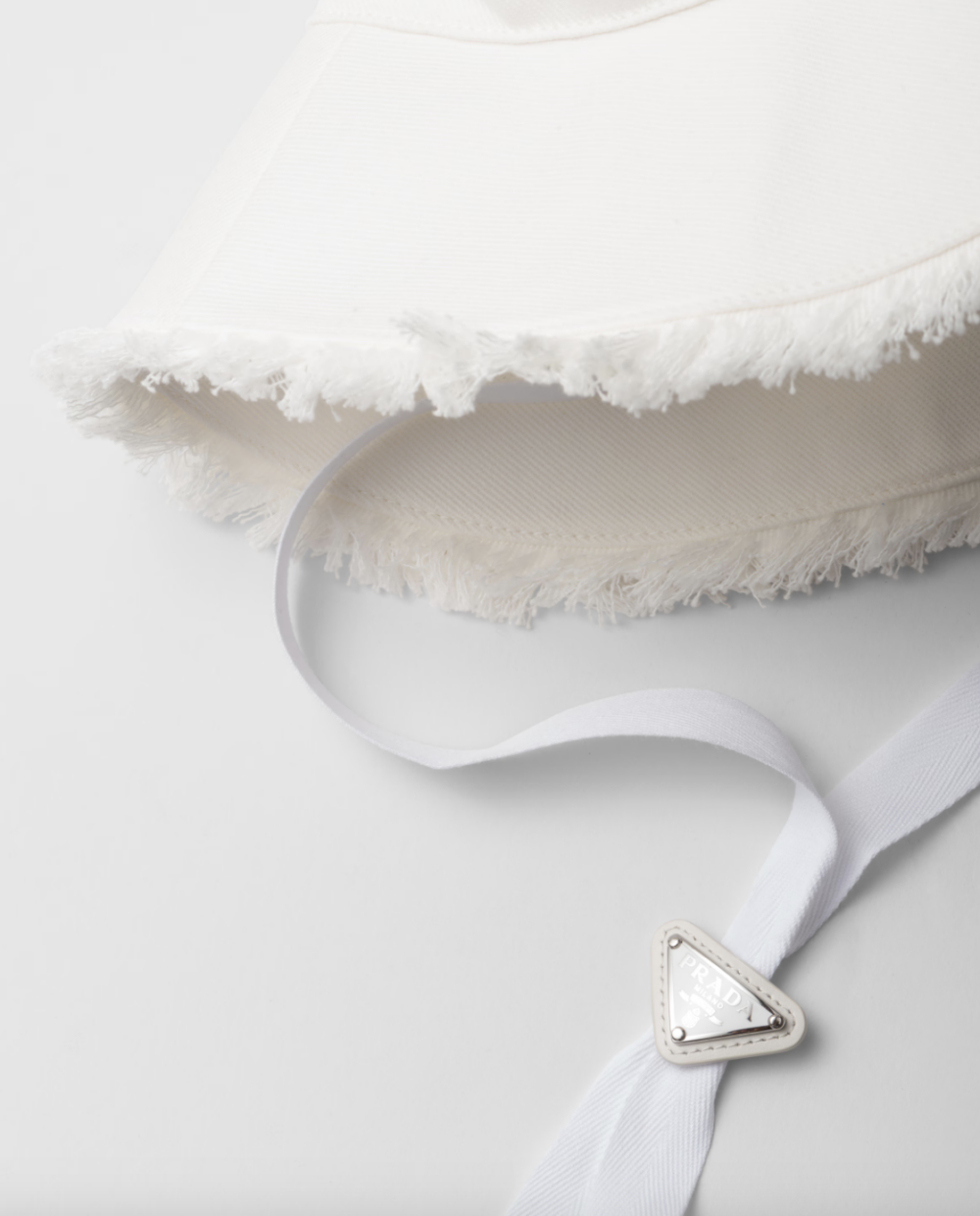 Prada 寬邊斜紋布漁夫帽