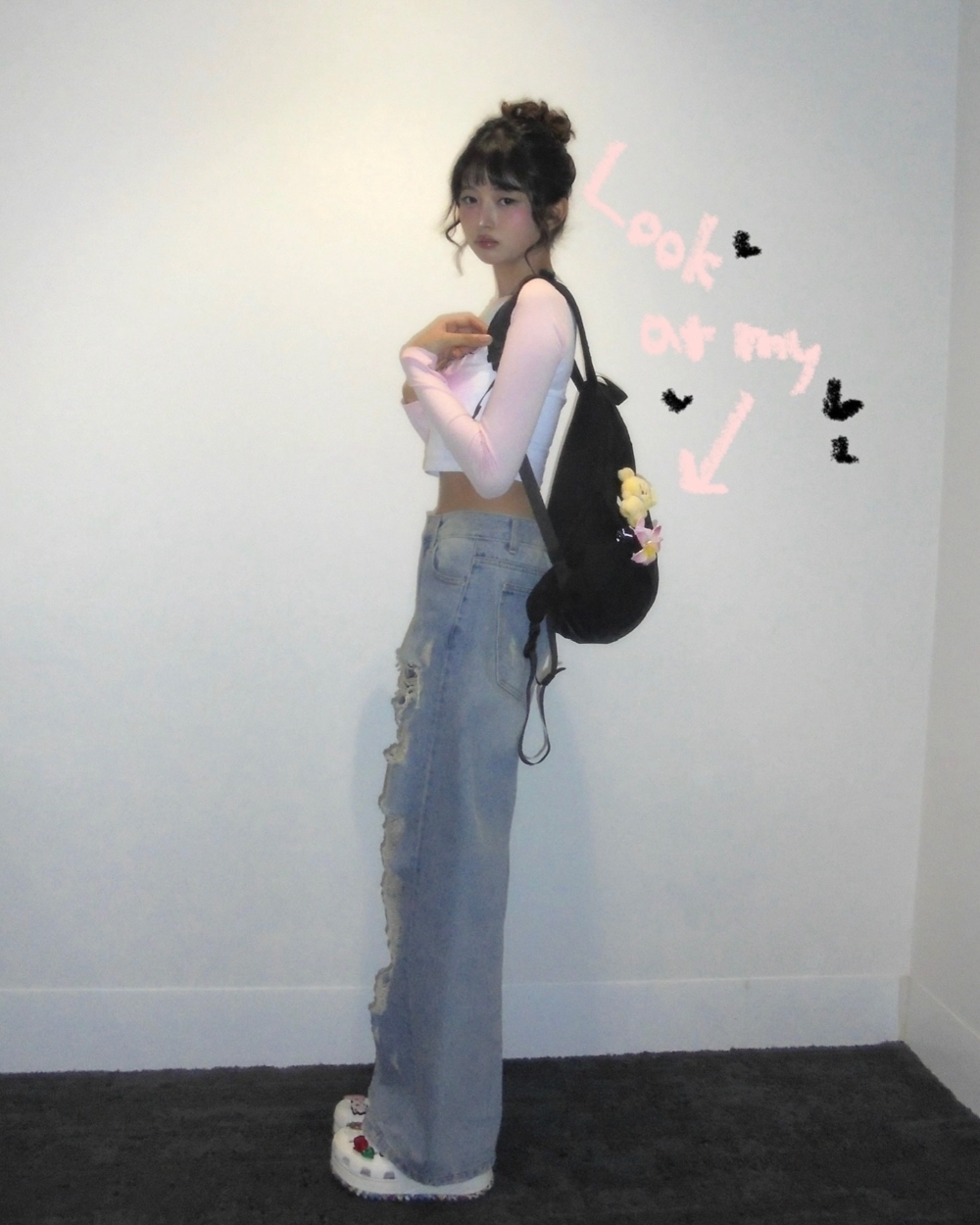 Y2K拍照潮流韓星也跟上