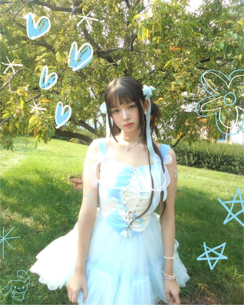 Y2K拍照潮流韓星也跟上