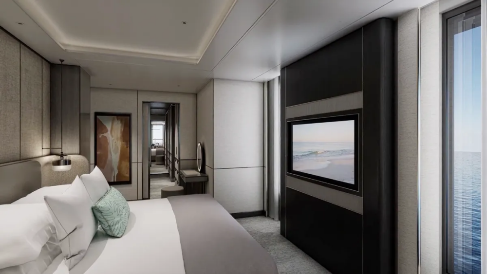 Ilma每間套房均設有落地窗和私人露台。