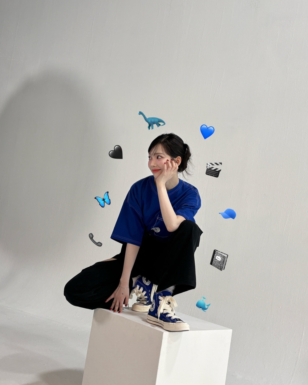 Y2K拍照潮流韓星也跟上