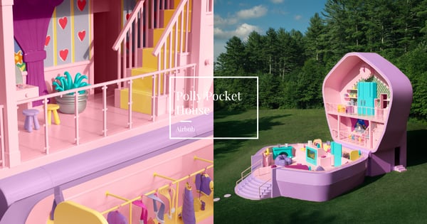 入住價格不到$100美金！Airbnb打造真人版「Polly Pocket House」，梳妝台試穿衣服，還能舉辦睡衣派對