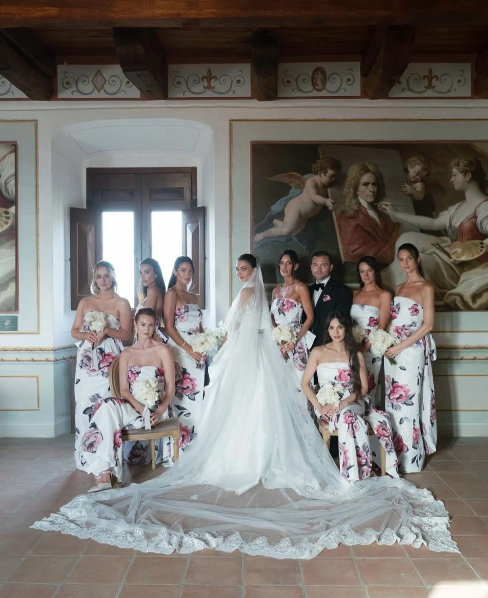 在Castello di Rocca Cilento古堡舉行很有氛圍感