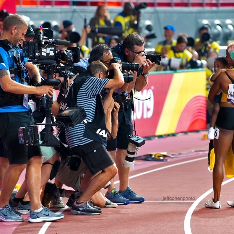 Shelly-Ann Fraser-Pryce在賽場上的穿搭同樣讓人驚艷