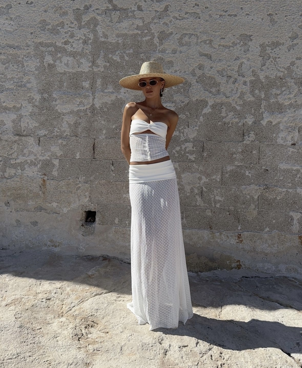 兼具防曬與裝飾草編帽配件。