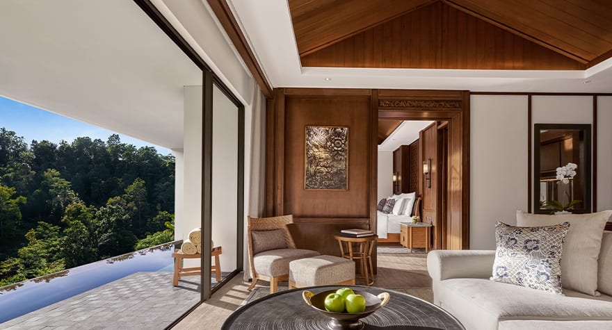 Anantara Ubud Bali Resort的別墅房型擁有獨棟的隱私感