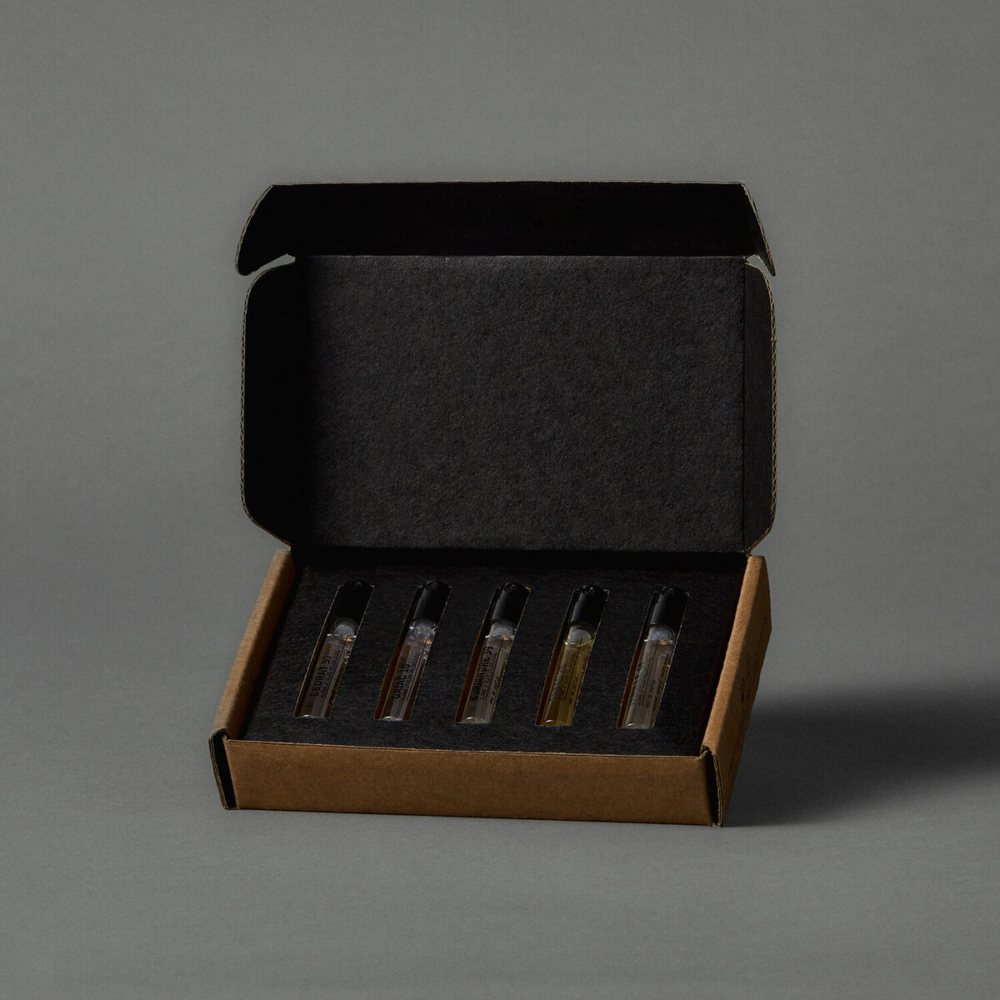 5支1.5ml的針管香水,精選5個城市限定的香味