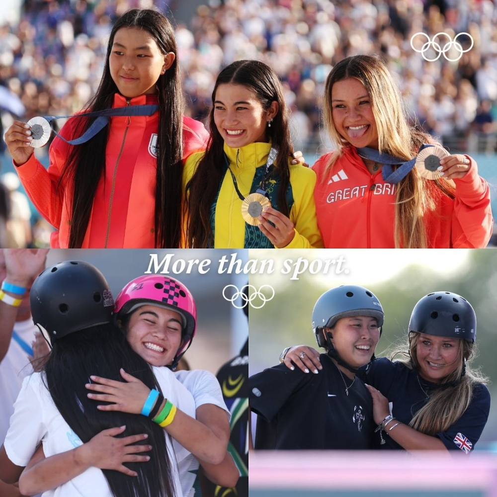 巴黎奧運滑板女子公園賽得主平均只有15歲！