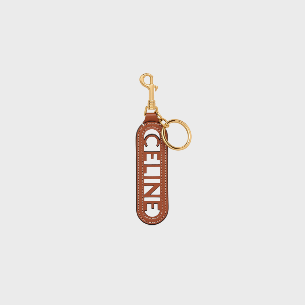 PERFORATED CELINE KEYRING CHARM