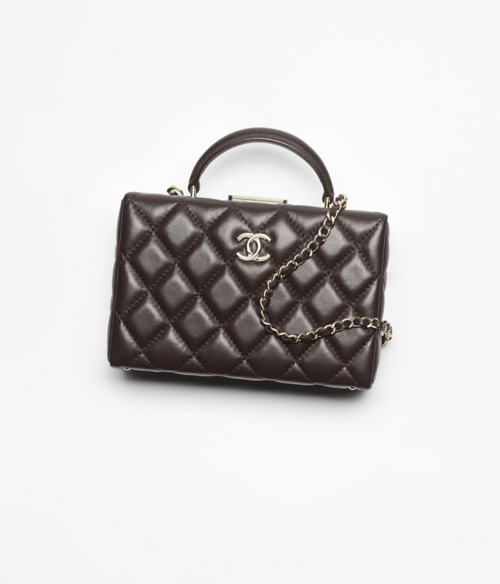 Small Box Bag紅酒色