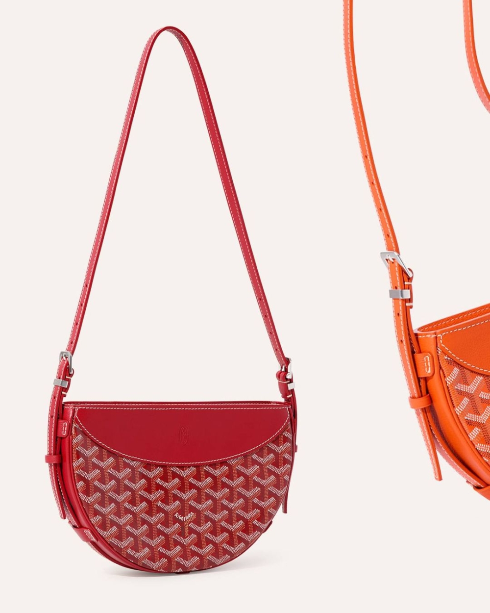 Goyard最具代表性的設計元素之一,就是經典的Goyardine圖案