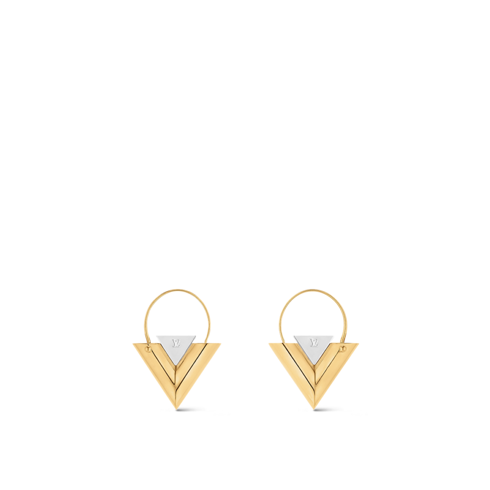 V For Vuitton Earrings柔美優雅格調。