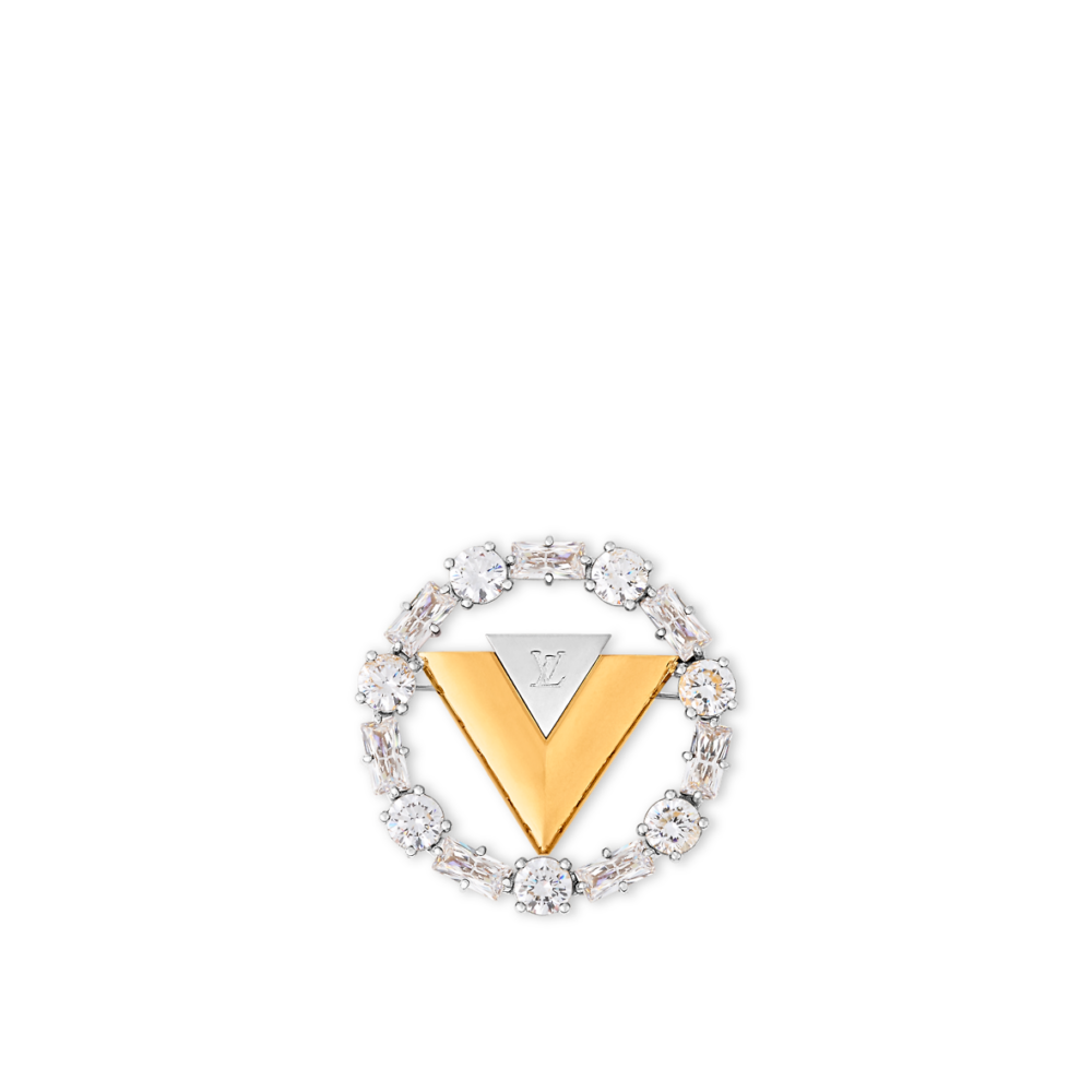 V for Vuitton Brooch